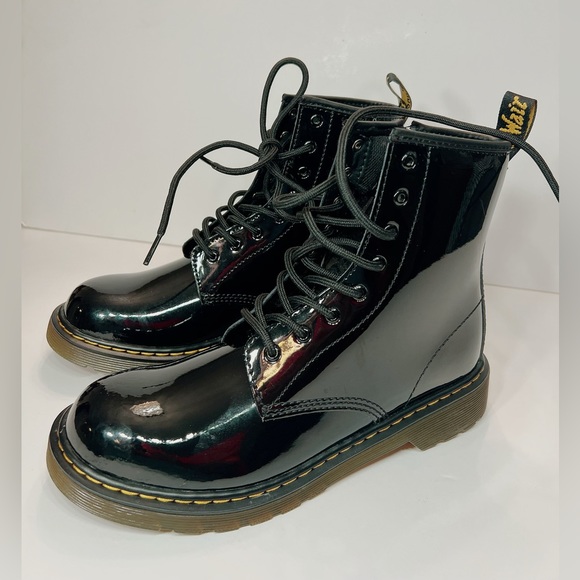 Dr. Martens Patent Leather Boot in Black SZ 7US L - Picture 2 of 10